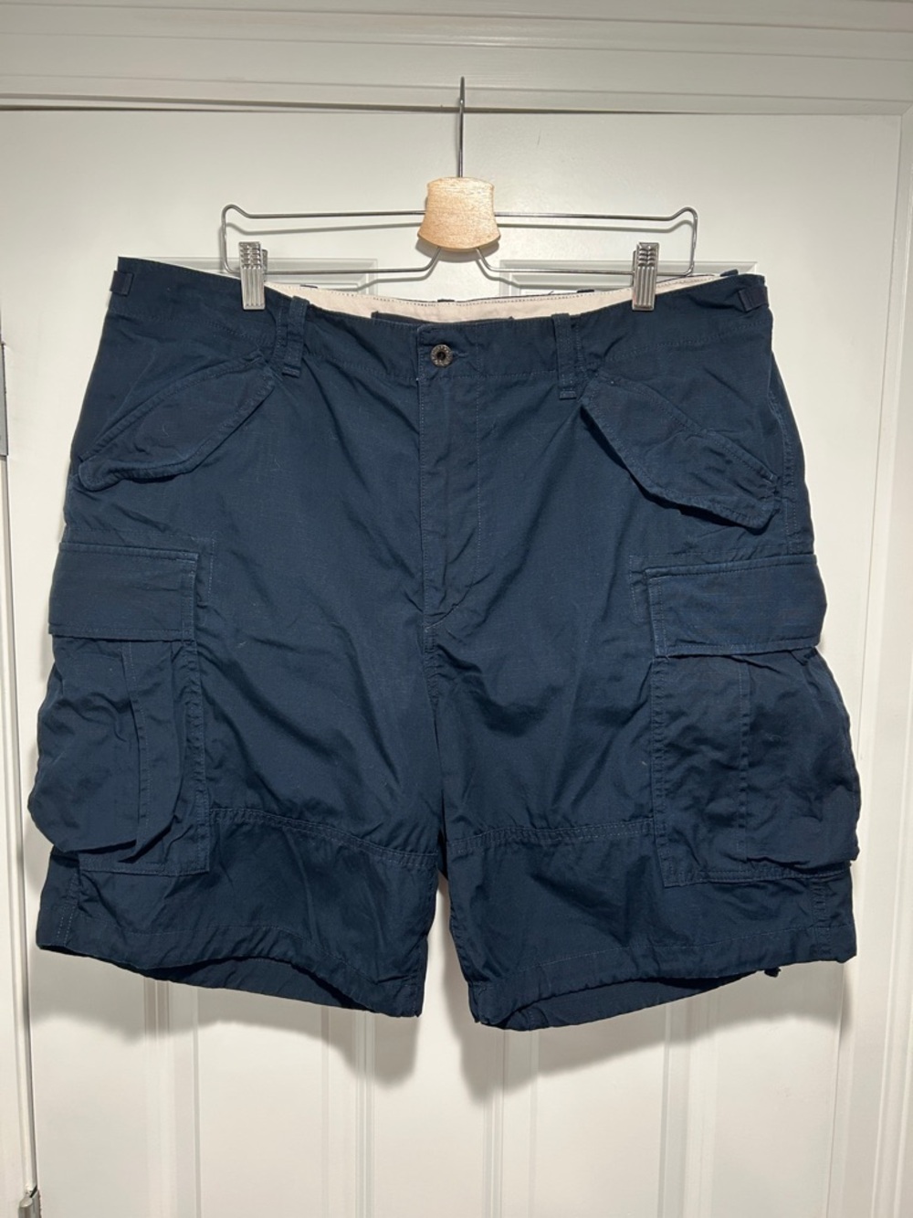 Ralph Lauren Dark Navy Cargo Shorts with Utility Pockets